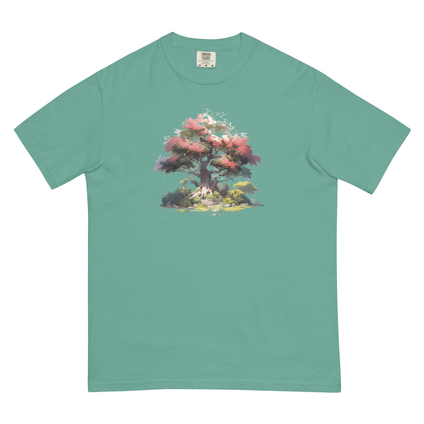 Red Tree | Unisex garment-dyed heavyweight t-shirt