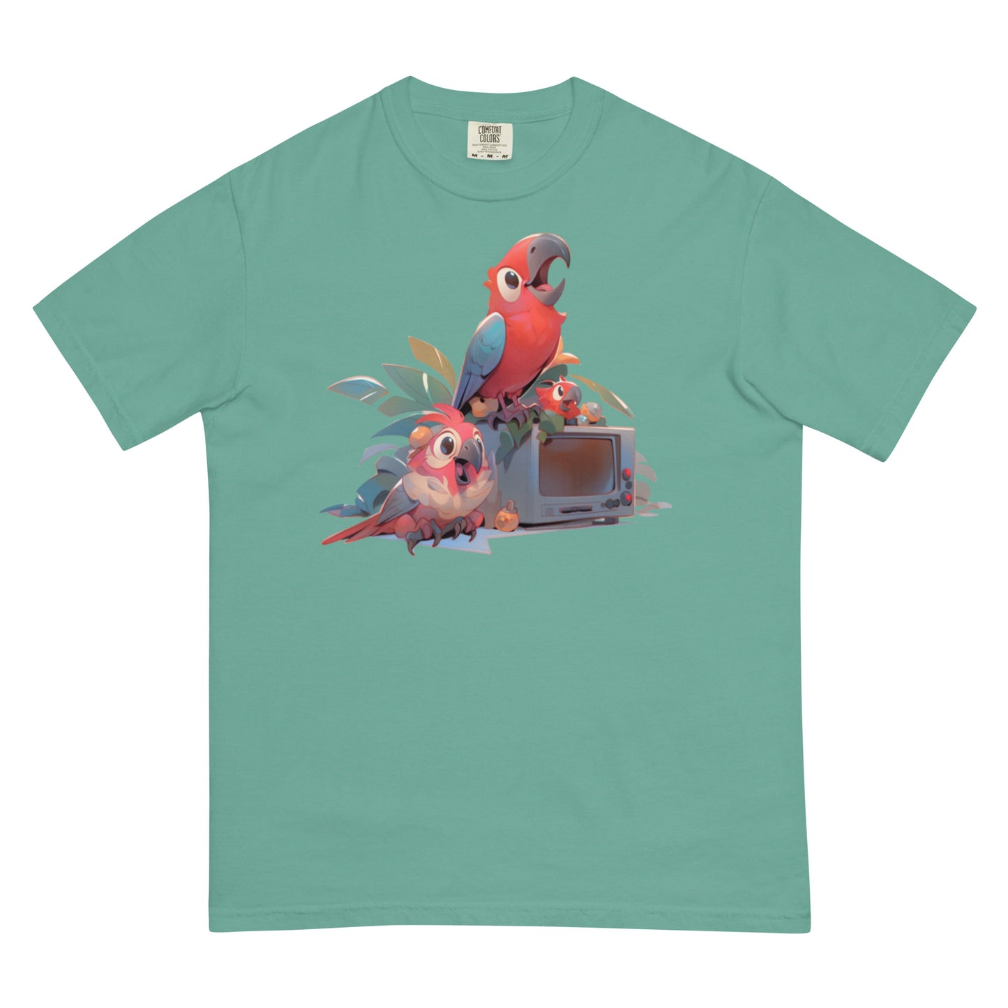 Cotorra Navideña #3 | Unisex garment-dyed heavyweight t-shirt