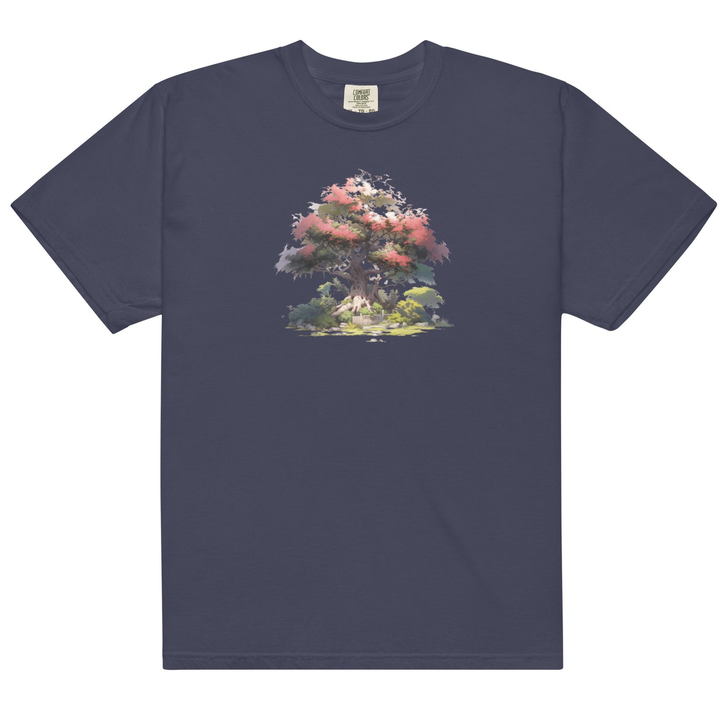 Red Tree | Unisex garment-dyed heavyweight t-shirt