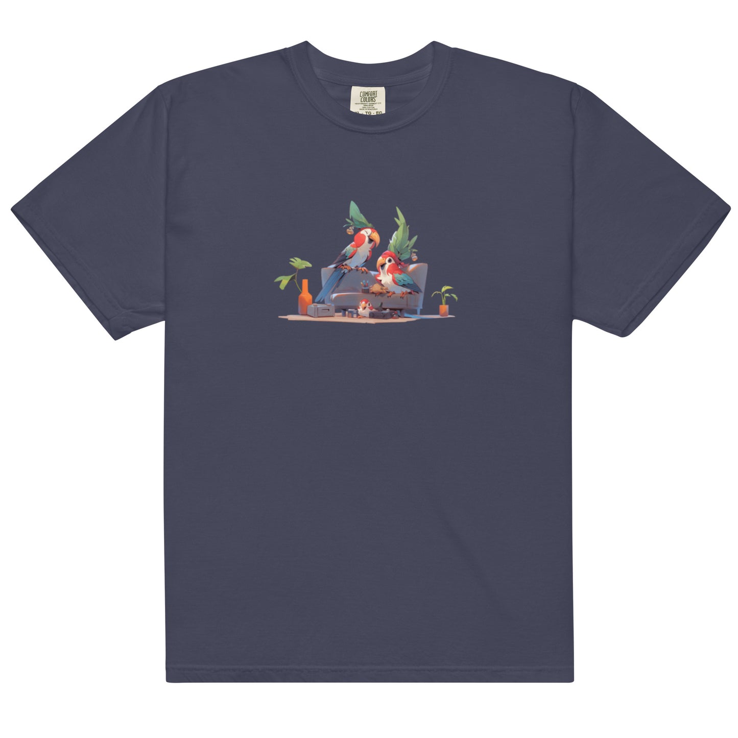 Cotorra Navideña #1 | Unisex garment-dyed heavyweight t-shirt