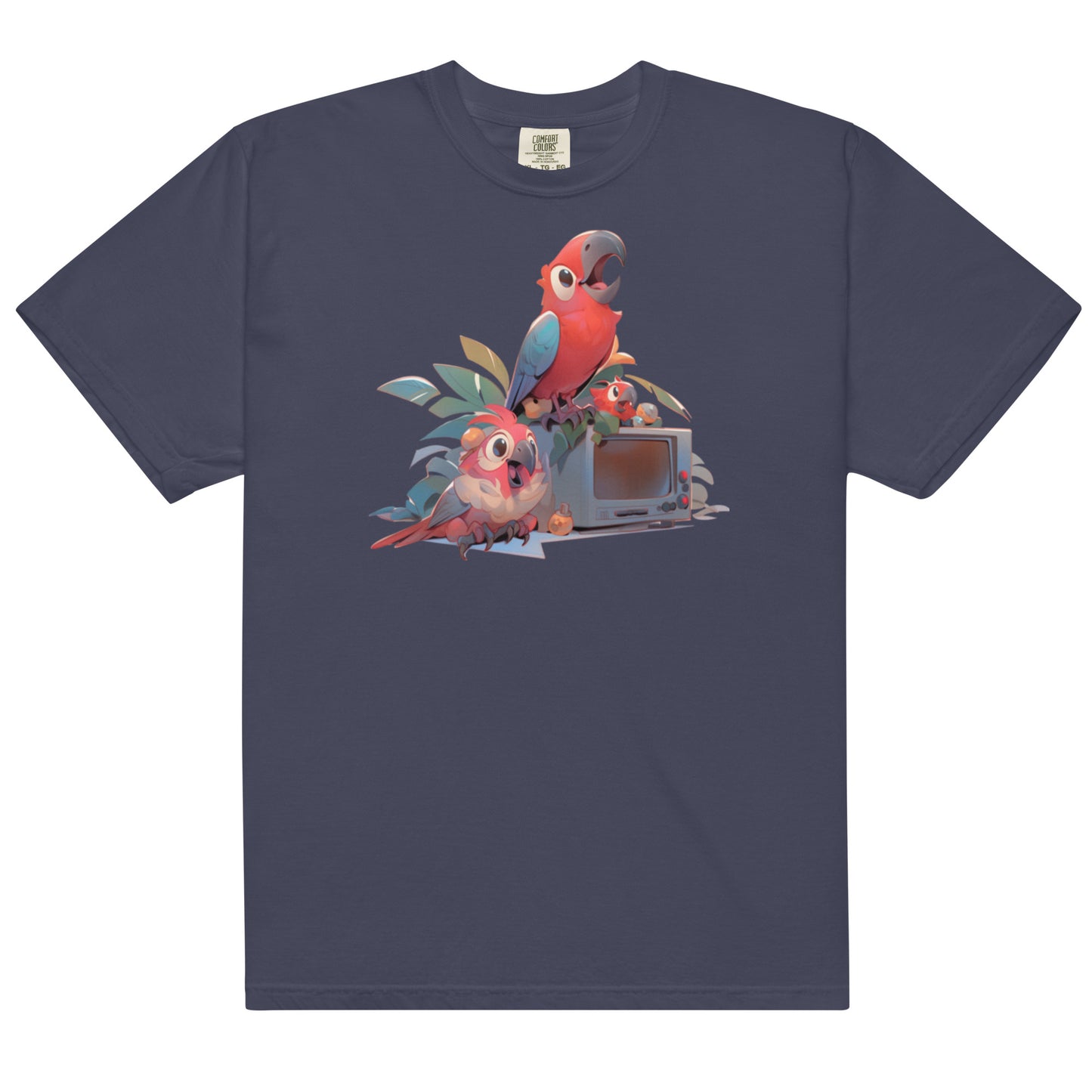 Cotorra Navideña #3 | Unisex garment-dyed heavyweight t-shirt