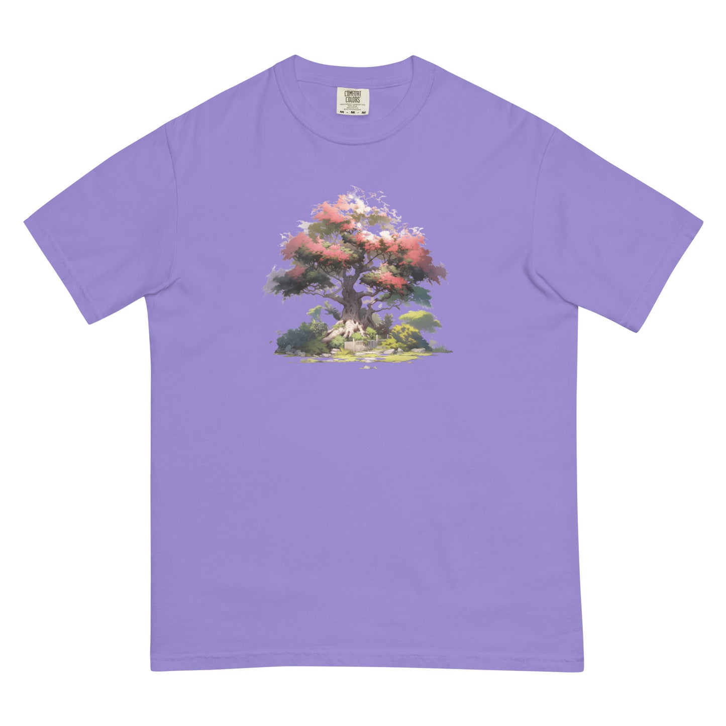 Red Tree | Unisex garment-dyed heavyweight t-shirt