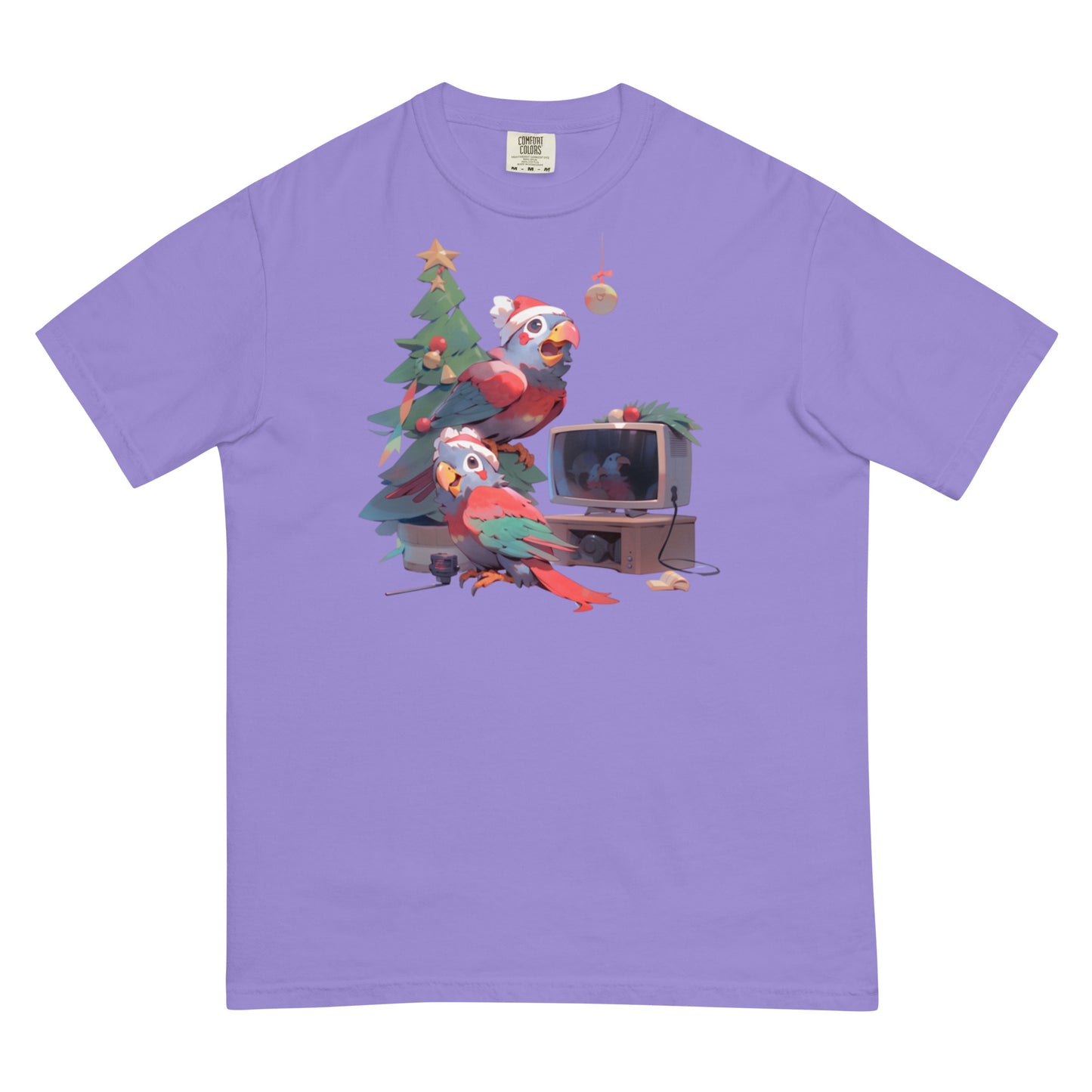 Cotorra Navideña #4 | Unisex garment-dyed heavyweight t-shirt
