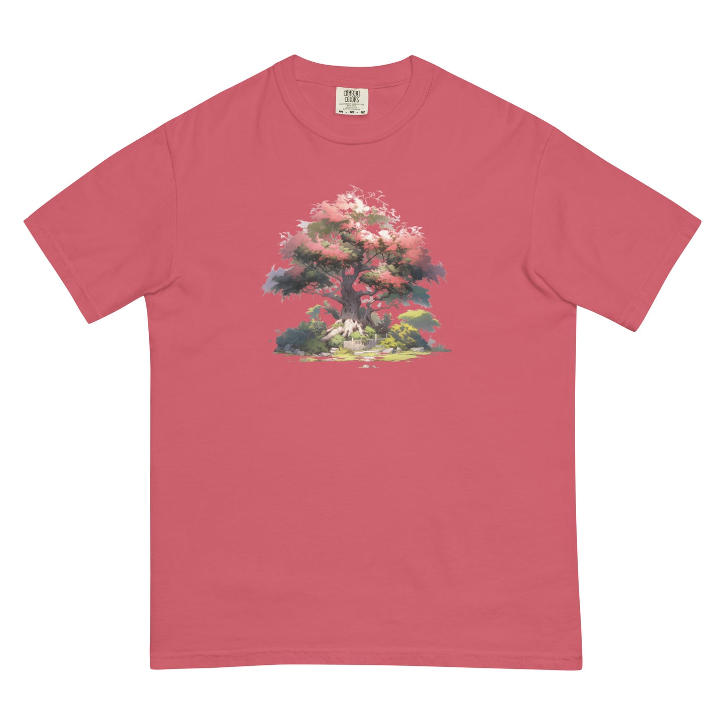 Red Tree | Unisex garment-dyed heavyweight t-shirt
