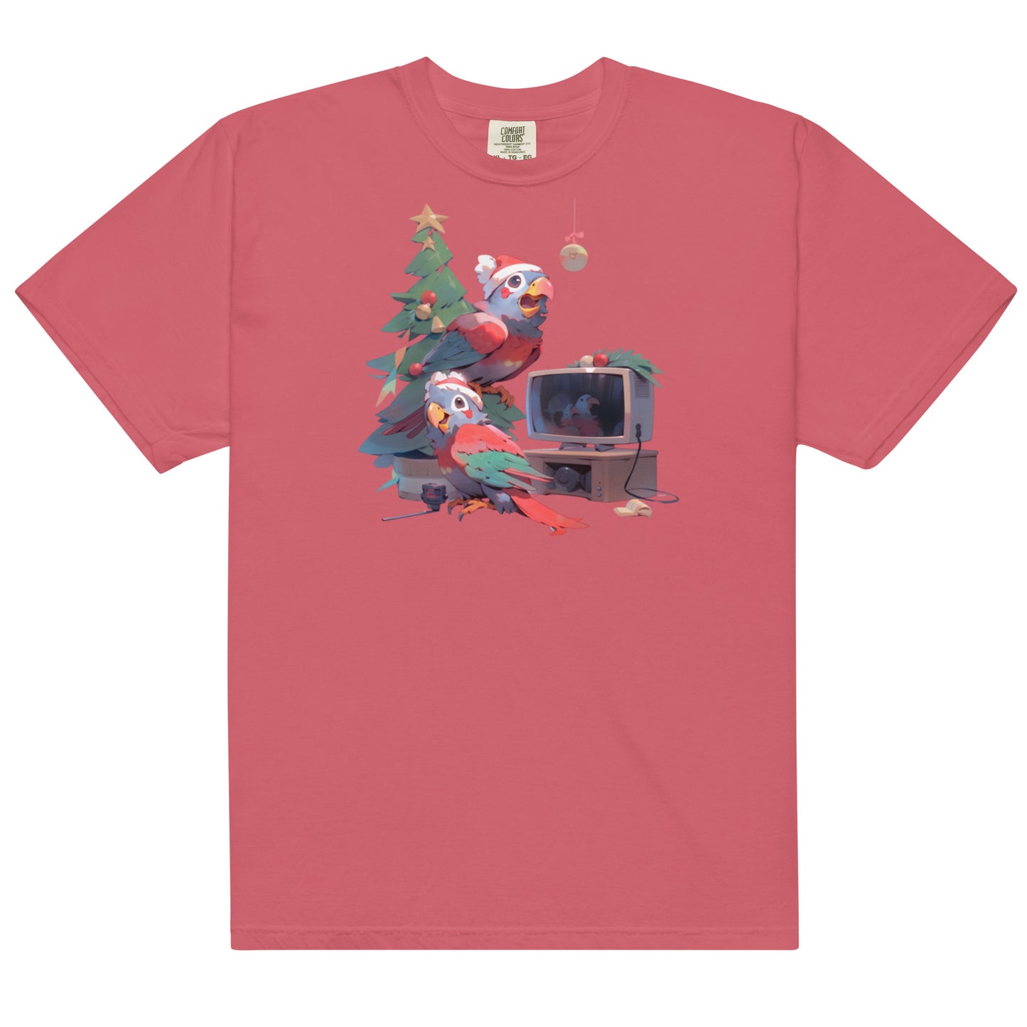 Cotorra Navideña #4 | Unisex garment-dyed heavyweight t-shirt