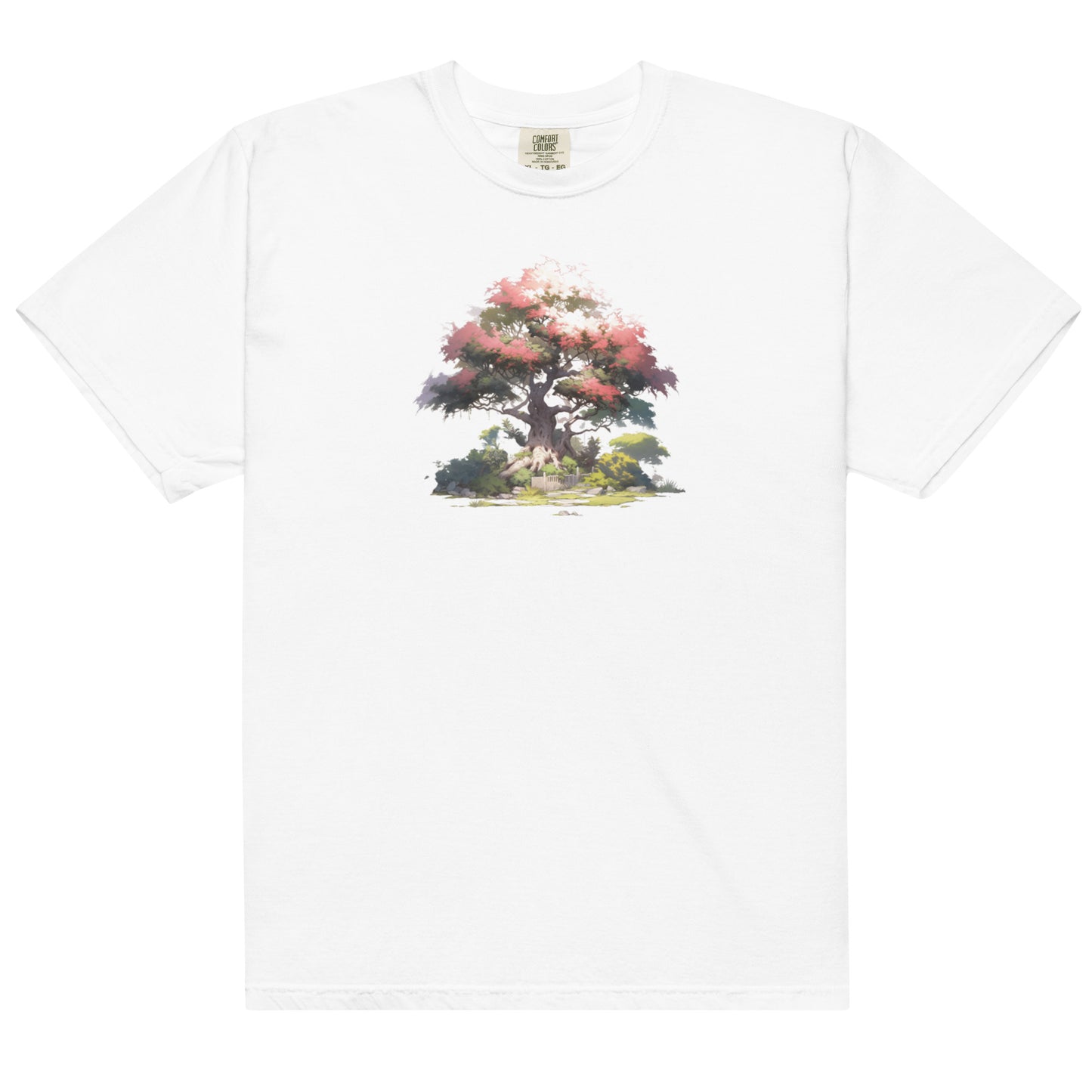 Red Tree | Unisex garment-dyed heavyweight t-shirt