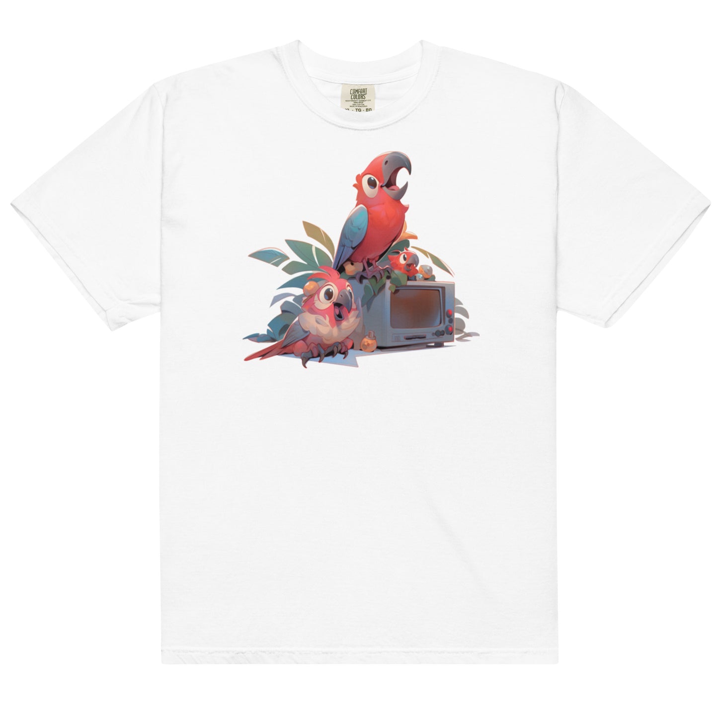 Cotorra Navideña #3 | Unisex garment-dyed heavyweight t-shirt